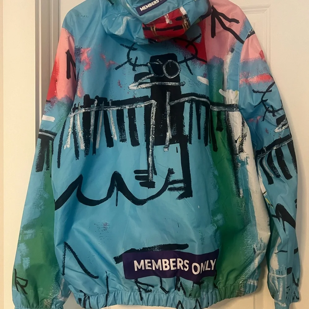 Basquiat x Members Only Full Zip jacket size L NWT - Picture 2 of 6